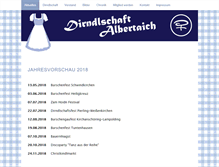 Tablet Screenshot of dirndlschaft-albertaich.de